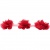 Тесьма плетеная "Рюш", упак. 9,14 м, цвет красный - купить в Новомосковске. Цена: 46.82 руб.