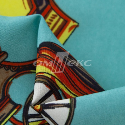 Плательная ткань "Фламенко" 16.2, 80 гр/м2, шир.150 см, принт этнический - купить в Новомосковске. Цена 241.49 руб.