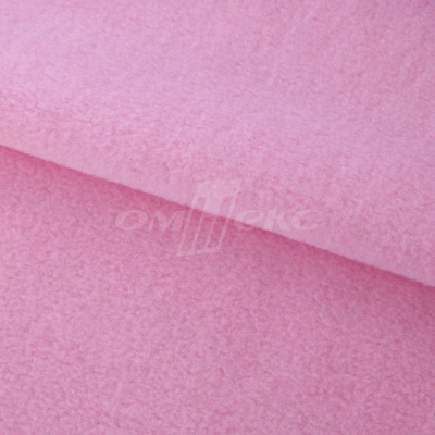 Флис окрашенный 15-2215, 250 гр/м2, шир.150 см, цвет светло-розовый - купить в Новомосковске. Цена 580.31 руб.