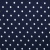 Креп стрейч Амузен, 85 г/м2, 19-3920 (т.синий)/белый крупный горох, шир.150 см - купить в Новомосковске. Цена 220.50 руб.