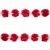 Тесьма плетеная "Рюш", упак. 9,14 м, цвет красный - купить в Новомосковске. Цена: 46.82 руб.