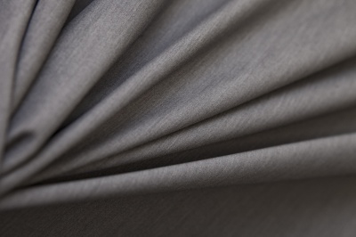 Костюмная ткань с вискозой "Флоренция", 195 гр/м2, шир.150см, цвет св.серый - купить в Новомосковске. Цена 491.97 руб.