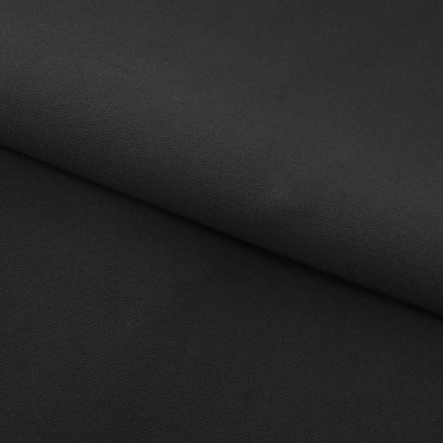 Костюмная ткань "Элис", 220 гр/м2, шир.150 см, цвет чёрный - купить в Новомосковске. Цена 308 руб.