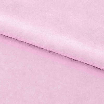 Велюр JS LIGHT 1, 220 гр/м2, шир.150 см, (3,3 м/кг), цвет бл.розовый - купить в Новомосковске. Цена 1 055.34 руб.