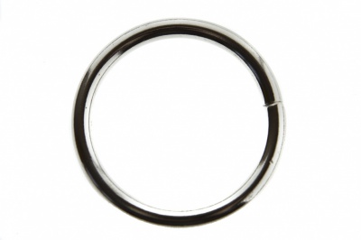 Кольцо металлическое d-38 мм, цв.-никель - купить в Новомосковске. Цена: 4.89 руб.