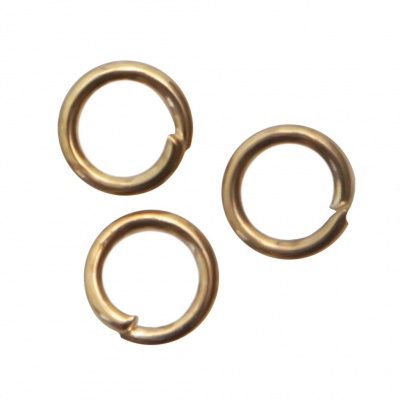 Кольцо  соединительное для бижутерии 4 мм, цв.-золото - купить в Новомосковске. Цена: 0.41 руб.