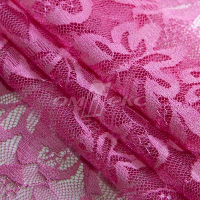 Кружевное полотно стрейч XD-WINE, 100 гр/м2, шир.150см, цвет розовый - купить в Новомосковске. Цена 1 851.10 руб.