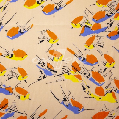 Плательная ткань "Софи" 14.1, 75 гр/м2, шир.150 см, принт птицы - купить в Новомосковске. Цена 241.49 руб.