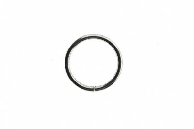 Кольцо металлическое d-15 мм, цв.-никель - купить в Новомосковске. Цена: 2.45 руб.