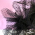 Евро-фатин горох, 100% полиэфир, 15 г/м2, 150 см. 16-167/черный - купить в Новомосковске. Цена 241.13 руб.