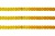 Пайетки "ОмТекс" на нитях, CREAM, 6 мм С / упак.73+/-1м, цв. 92 - золото - купить в Новомосковске. Цена: 484.77 руб.
