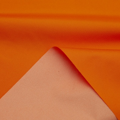 Курточная ткань Дюэл (дюспо) 16-1359, PU/WR/Milky, 80 гр/м2, шир.150см, цвет оранжевый - купить в Новомосковске. Цена 141.80 руб.