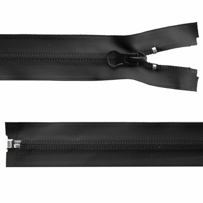 Молния водонепроницаемая PVC Т-7, 100 см, разъемная, цвет чёрный - купить в Новомосковске. Цена: 61.89 руб.