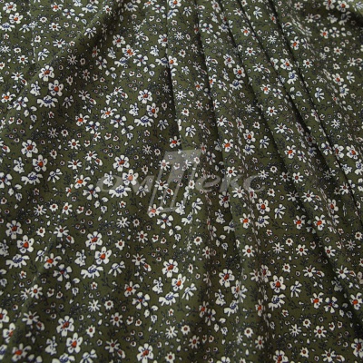 Плательная ткань "Фламенко" 11.2, 80 гр/м2, шир.150 см, принт растительный - купить в Новомосковске. Цена 259.21 руб.
