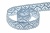 Тесьма кружевная 0621-1346А, шир. 13 мм/уп. 20+/-1 м, цвет 132-голубой - купить в Новомосковске. Цена: 569.26 руб.
