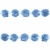 Тесьма плетеная "Рюш", упак. 9,14 м, цвет голубой - купить в Новомосковске. Цена: 45.87 руб.
