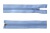 Спиральная молния Т5 351, 75 см, автомат, цвет св.голубой - купить в Новомосковске. Цена: 16.28 руб.