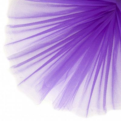 Фатин матовый 16-85, 12 гр/м2, шир.300см, цвет фиолетовый - купить в Новомосковске. Цена 96.31 руб.