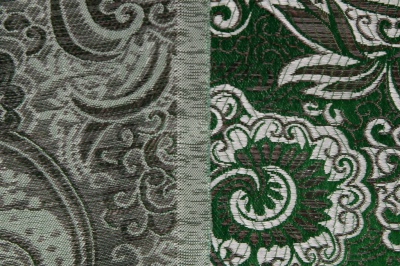 Ткань костюмная жаккард, 135 гр/м2, шир.150см, цвет зелёный№4 - купить в Новомосковске. Цена 441.94 руб.