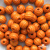 0309-Бусины деревянные "ОмТекс", 16 мм, упак.50+/-3шт, цв.003-оранжевый - купить в Новомосковске. Цена: 62.22 руб.
