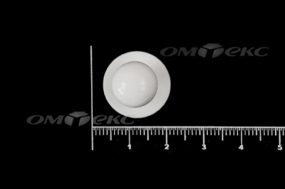 Пуговица поварская "Пукля", 10 мм, цвет белый - купить в Новомосковске. Цена: 2.28 руб.