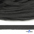 Шнур плетеный d-8 мм плоский, 70% хлопок 30% полиэстер, уп.85+/-1 м, цв.1026-серый - купить в Новомосковске. Цена: 735 руб.