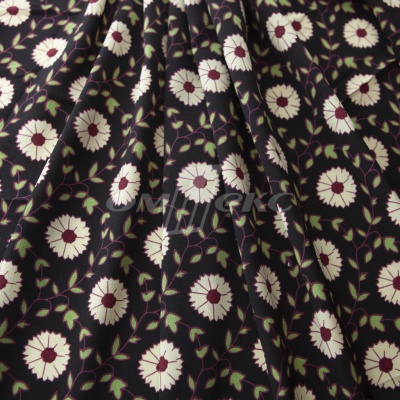 Плательная ткань "Фламенко" 10.1, 80 гр/м2, шир.150 см, принт растительный - купить в Новомосковске. Цена 243.96 руб.