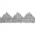 Тесьма металлизированная 0384-0240, шир. 40 мм/уп. 25+/-1 м, цвет серебро - купить в Новомосковске. Цена: 490.74 руб.