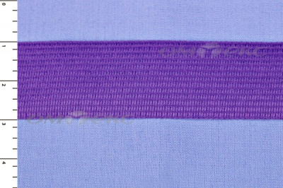 Окантовочная тесьма №0225, шир. 22 мм (в упак. 100 м), цвет фиолет - купить в Новомосковске. Цена: 271.60 руб.