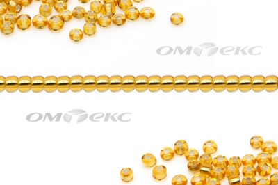 Бисер (SL) 11/0 ( упак.100 гр) цв.22 - золото - купить в Новомосковске. Цена: 53.34 руб.