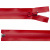 Молния водонепроницаемая PVC Т-7, 60 см, разъемная, цвет (820) красный - купить в Новомосковске. Цена: 49.39 руб.