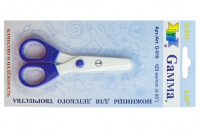 Ножницы G-510 детские 123 мм - купить в Новомосковске. Цена: 137.45 руб.