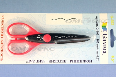 Ножницы G-502 детские 165 мм - купить в Новомосковске. Цена: 292.21 руб.