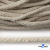 Шнур плетеный d-6 мм круглый, 70% хлопок 30% полиэстер, уп.90+/-1 м, цв.1077-лён - купить в Новомосковске. Цена: 588 руб.