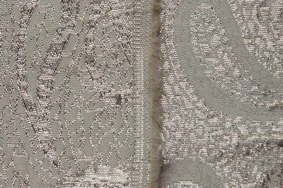 Ткань костюмная жаккард, 135 гр/м2, шир.150см, цвет белый№19 - купить в Новомосковске. Цена 441.94 руб.