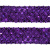 Тесьма с пайетками 12, шир. 35 мм/уп. 25+/-1 м, цвет фиолет - купить в Новомосковске. Цена: 1 308.30 руб.