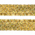 Тесьма с пайетками D16, шир. 35 мм/уп. 25+/-1 м, цвет золото - купить в Новомосковске. Цена: 1 281.60 руб.