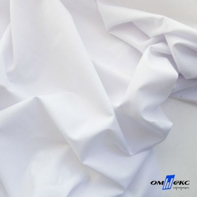 Ткань сорочечная Илер 100%полиэстр, 120 г/м2 ш.150 см, цв.белый - купить в Новомосковске. Цена 290.24 руб.