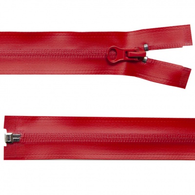 Молния водонепроницаемая PVC Т-7, 90 см, разъемная, цвет (820) красный - купить в Новомосковске. Цена: 61.18 руб.