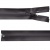 Молния водонепроницаемая PVC Т-7, 60 см, разъемная, цвет (301) т.серый - купить в Новомосковске. Цена: 49.39 руб.
