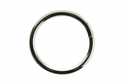 Кольцо металлическое d-32 мм, цв.-никель - купить в Новомосковске. Цена: 3.54 руб.