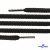 Шнурки #106-09, круглые 130 см, цв.чёрный - купить в Новомосковске. Цена: 21.92 руб.