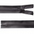 Молния водонепроницаемая PVC Т-7, 20 см, неразъемная, цвет (301)-т.серый - купить в Новомосковске. Цена: 21.56 руб.