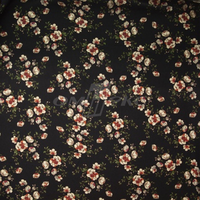 Плательная ткань "Фламенко" 3.1, 80 гр/м2, шир.150 см, принт растительный - купить в Новомосковске. Цена 239.03 руб.