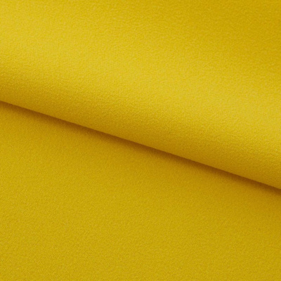 Креп стрейч Амузен 14-0756, 85 гр/м2, шир.150см, цвет жёлтый - купить в Новомосковске. Цена 194.07 руб.