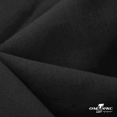 Ткань костюмная Зара, 92%P 8%S, BLACK, 200 г/м2, шир.150 см - купить в Новомосковске. Цена 325.28 руб.