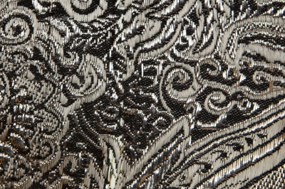 Ткань костюмная жаккард №11, 140 гр/м2, шир.150см, цвет тем.серебро - купить в Новомосковске. Цена 383.29 руб.