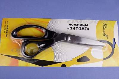 Ножницы ЗИГ-ЗАГ "MAXWELL" 230 мм - купить в Новомосковске. Цена: 1 041.25 руб.