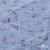 Ткань Муслин принт, 100% хлопок, 125 гр/м2, шир. 140 см, #2308 цв. 69 серо-голубой с цветком - купить в Новомосковске. Цена 413.11 руб.