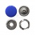 Кнопка рубашечная (закрытая) 9,5мм - эмаль, цв.168 - голубой - купить в Новомосковске. Цена: 4.77 руб.